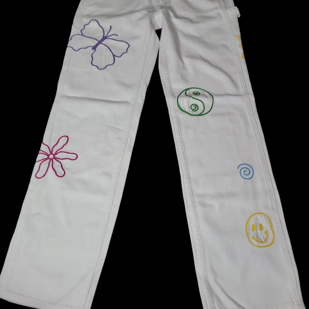 PacSun Graphic Embroidered Pants NWT